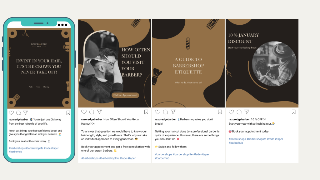 social media razoredge barbershop