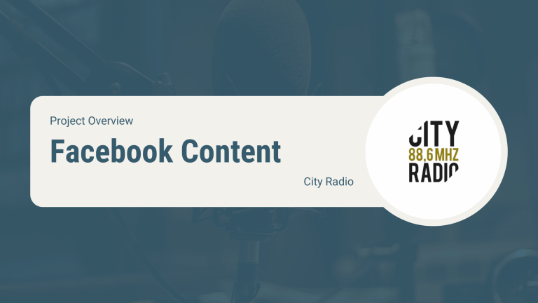 Facebook Content for City Radio