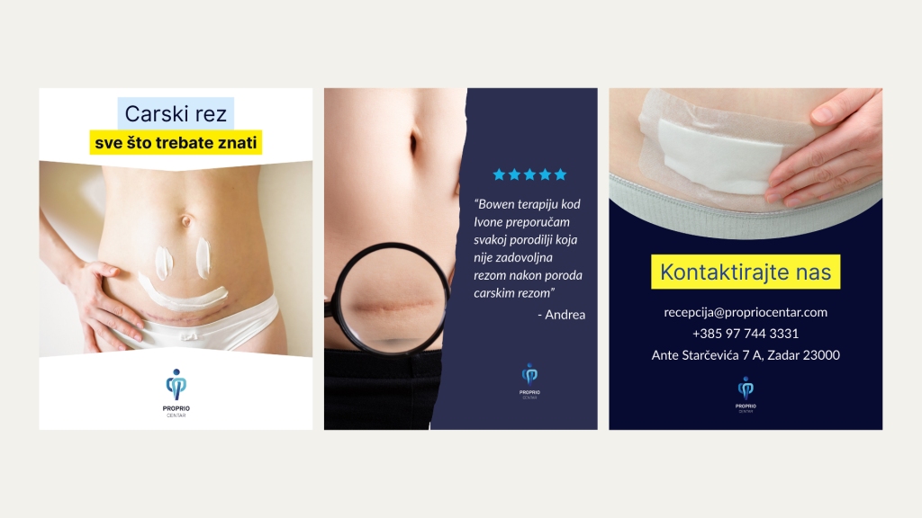 proprio centar content marketing web visuals